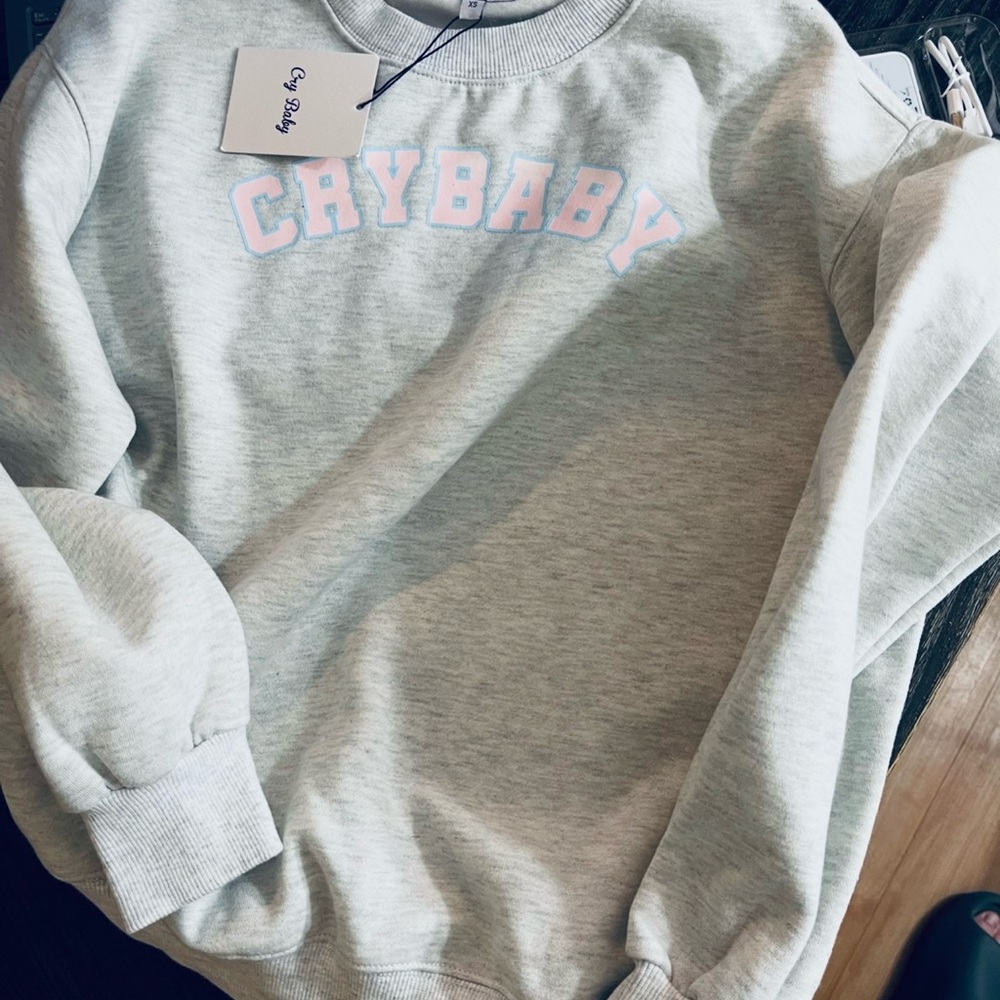 Gray Crybaby Women's Sweater